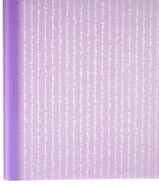 Изображение товара Плівка для квітів Small Alphabet фіолетова